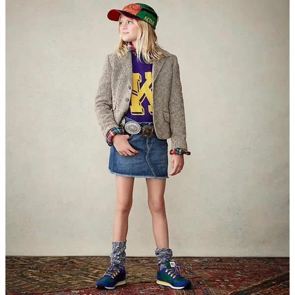 Polo Ralph Lauren Girls Bales Wash Skirt
