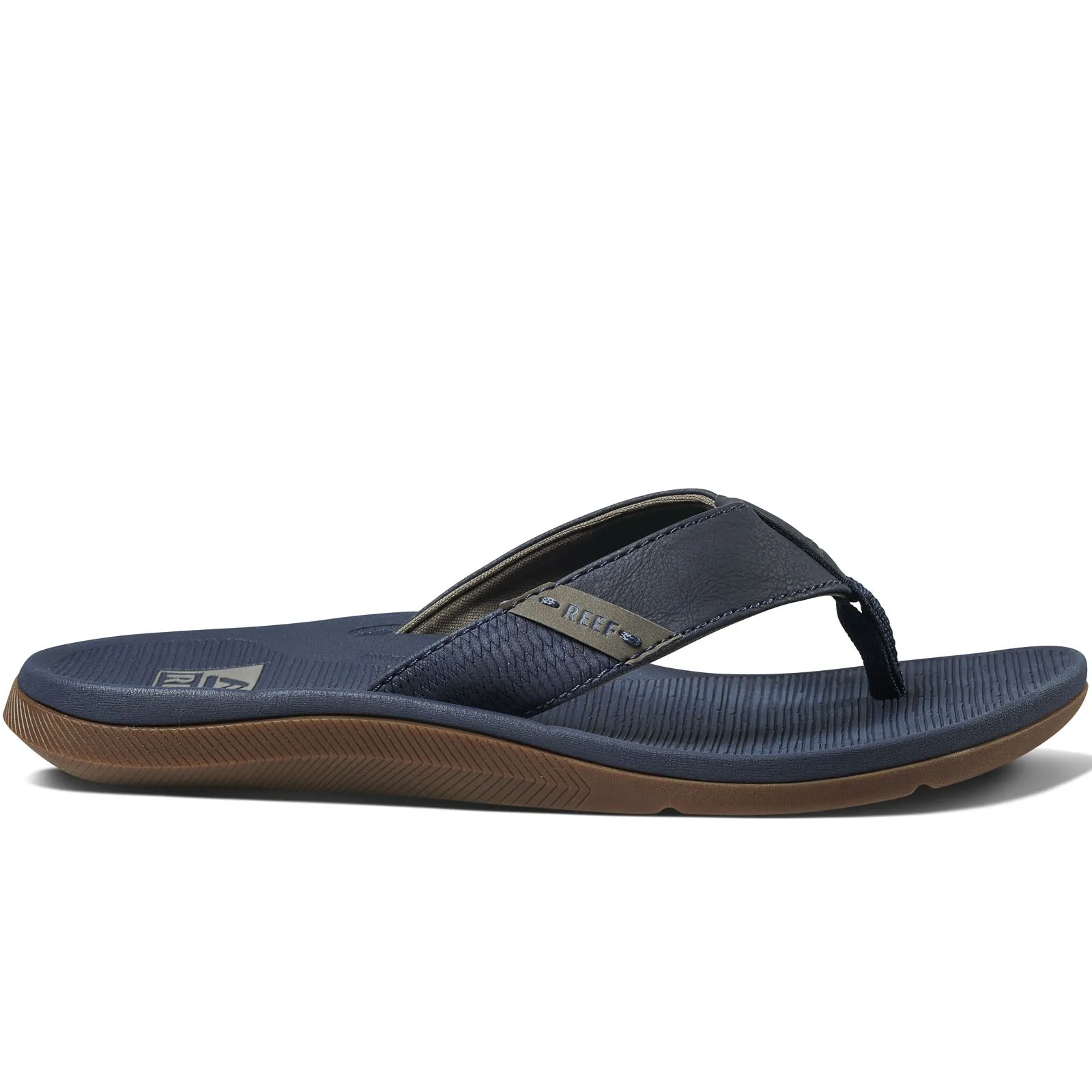 Reef Mens Santa ANA Leather Flip Flops