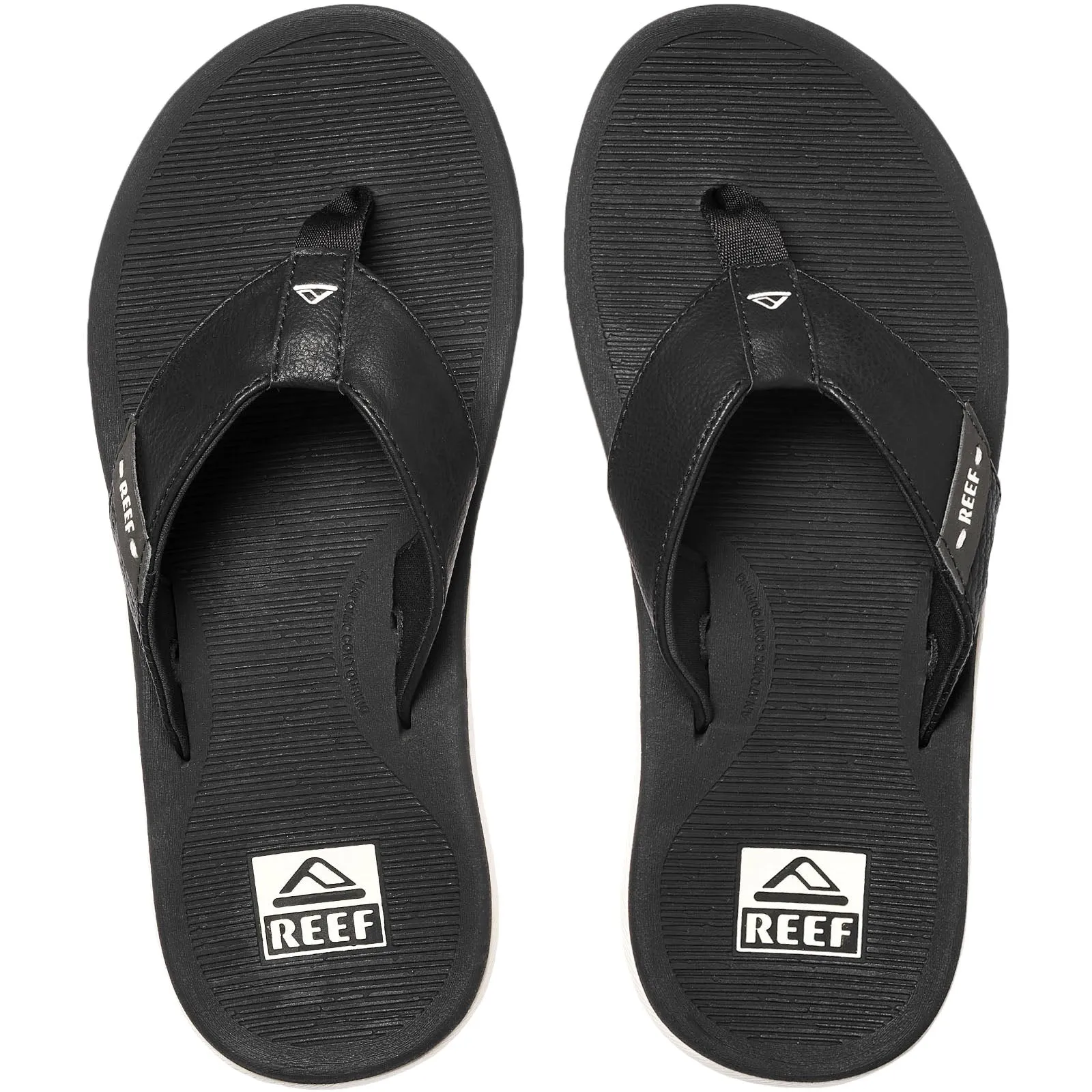 Reef Mens Santa ANA Leather Flip Flops