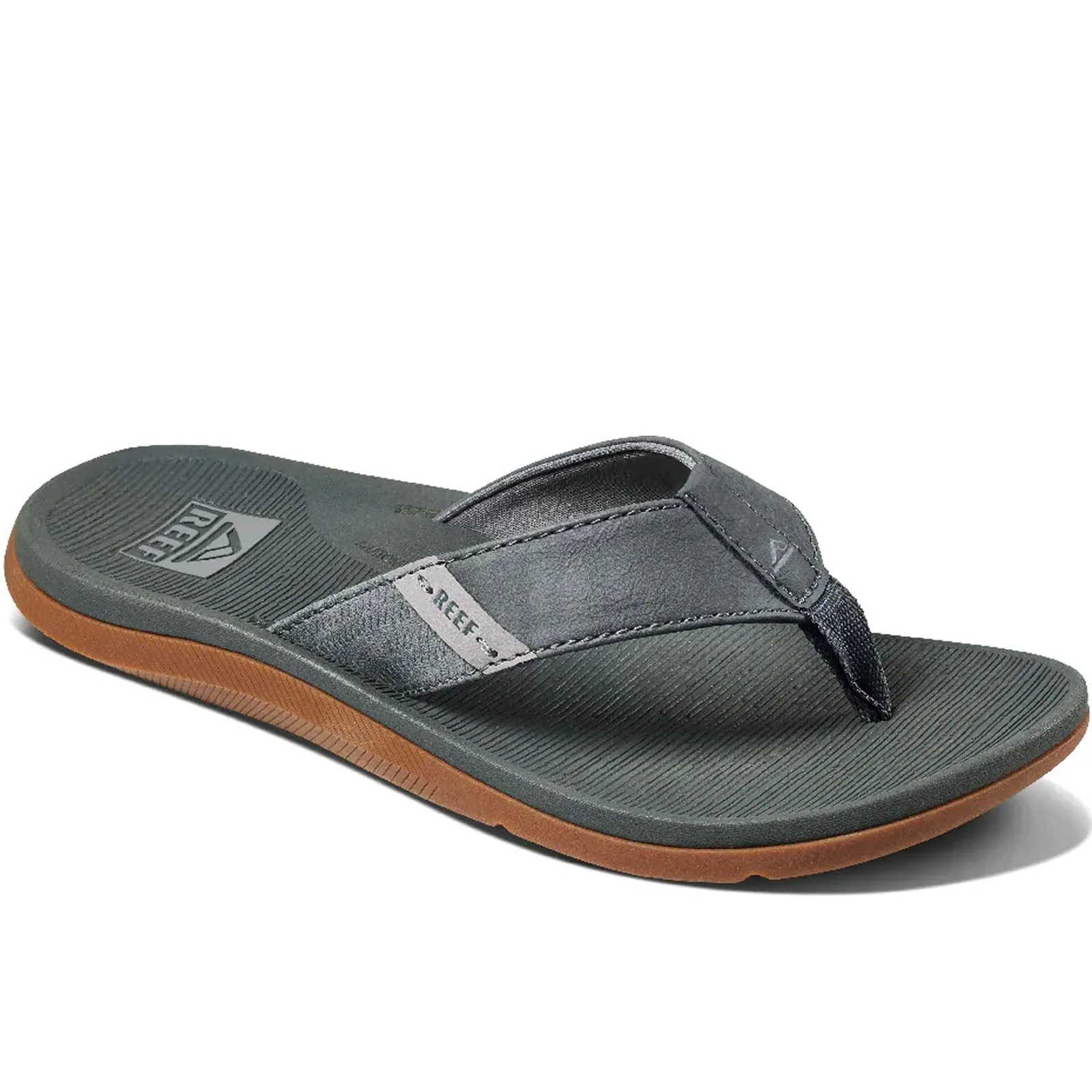 Reef Mens Santa ANA Leather Flip Flops