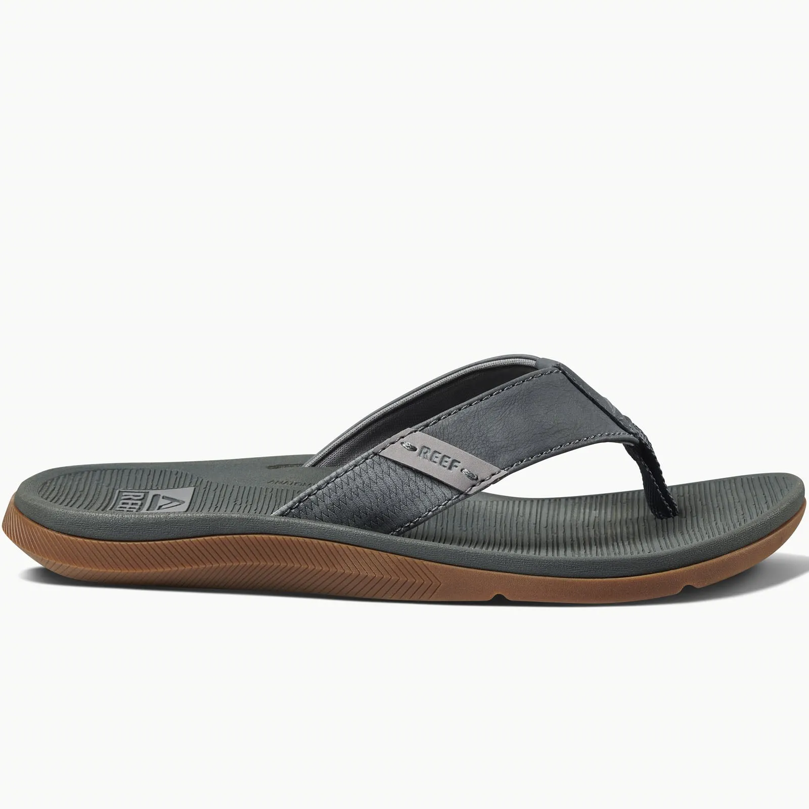 Reef Mens Santa ANA Leather Flip Flops