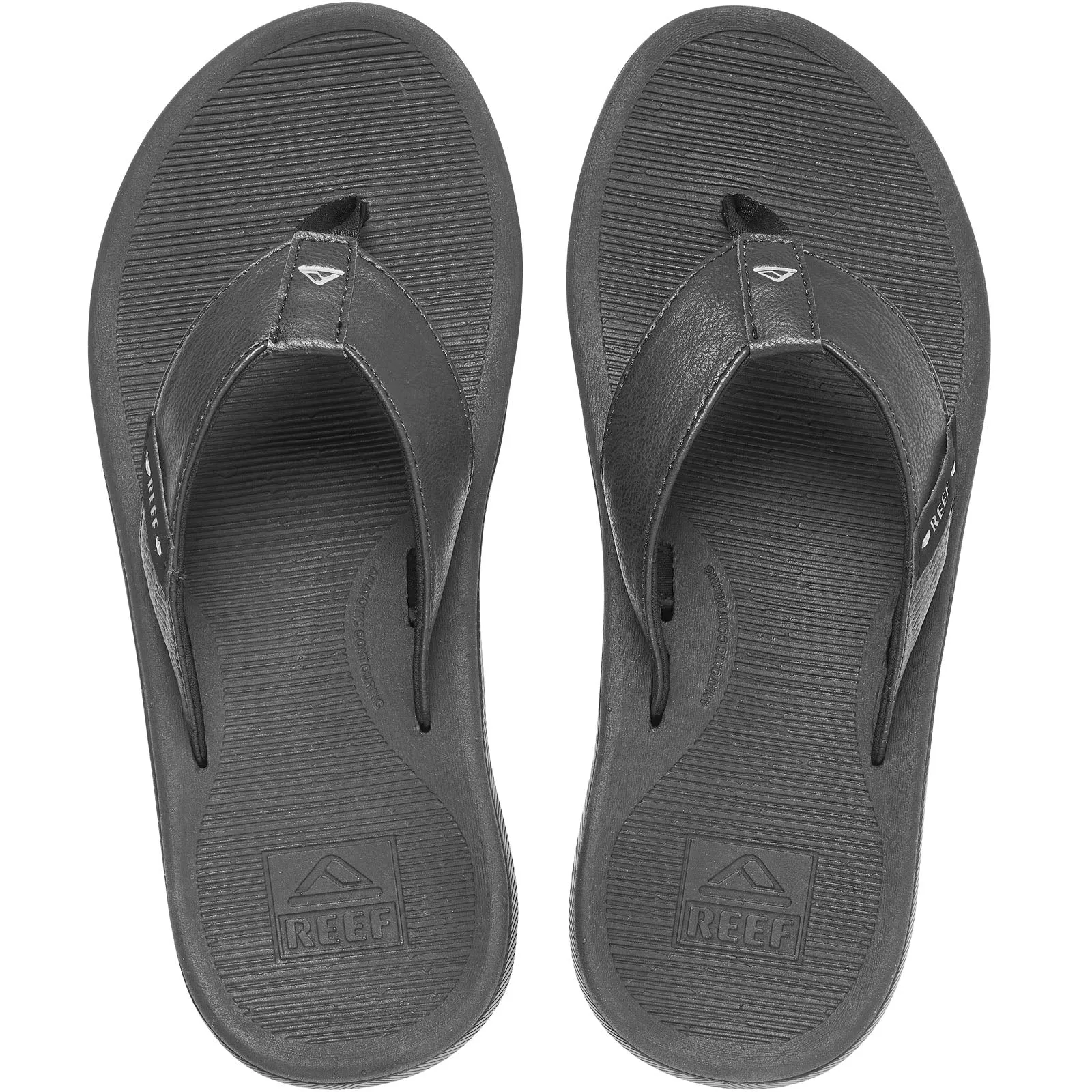 Reef Mens Santa ANA Leather Flip Flops