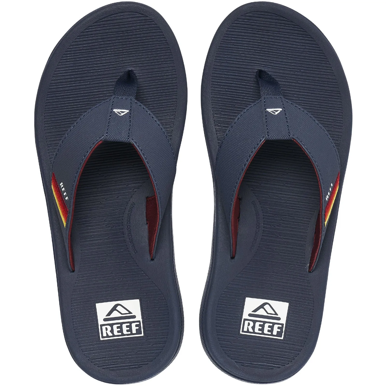 Reef Mens Santa ANA Leather Flip Flops