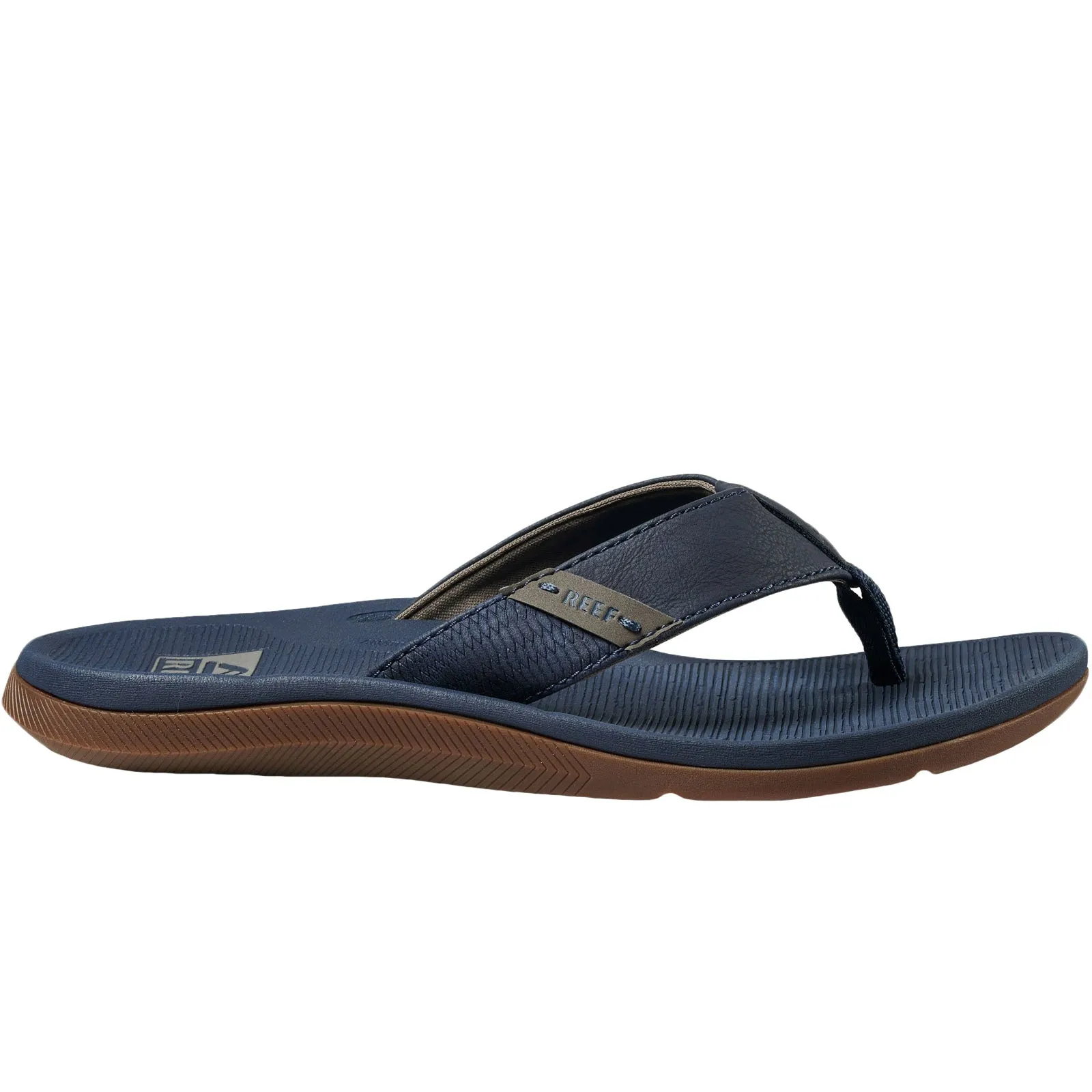 Reef Mens Santa ANA Leather Flip Flops