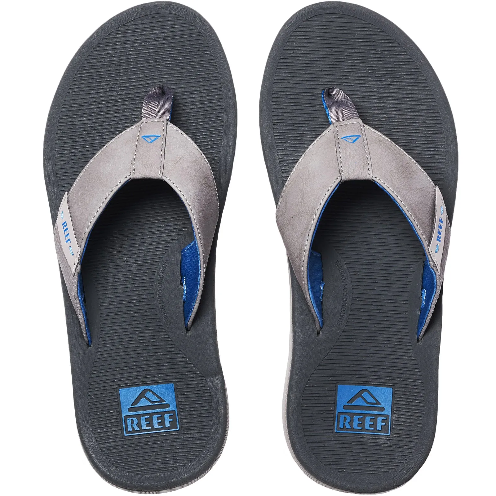 Reef Mens Santa ANA Leather Flip Flops