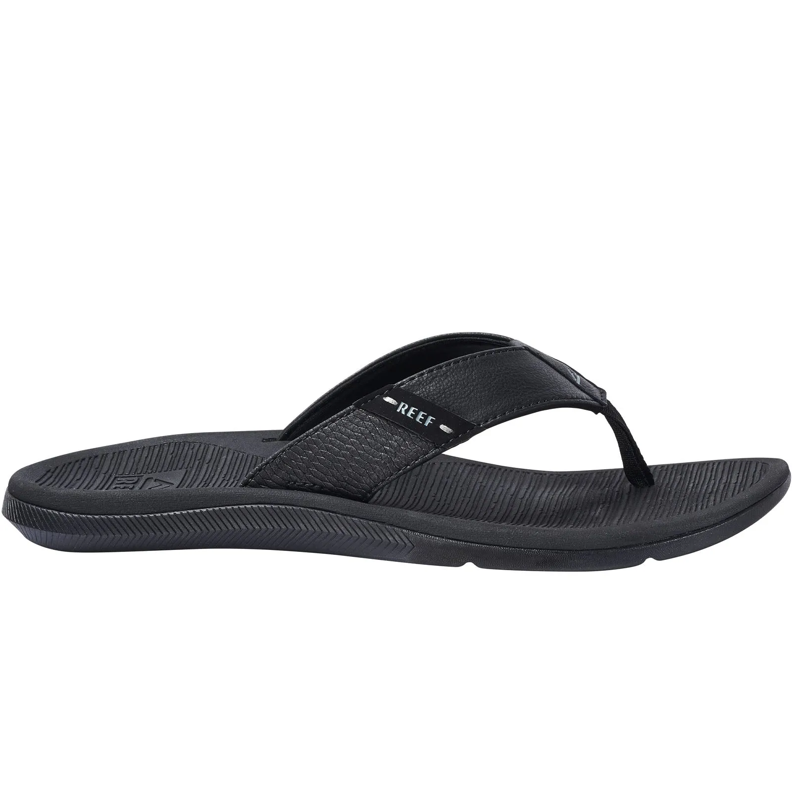 Reef Mens Santa ANA Leather Flip Flops