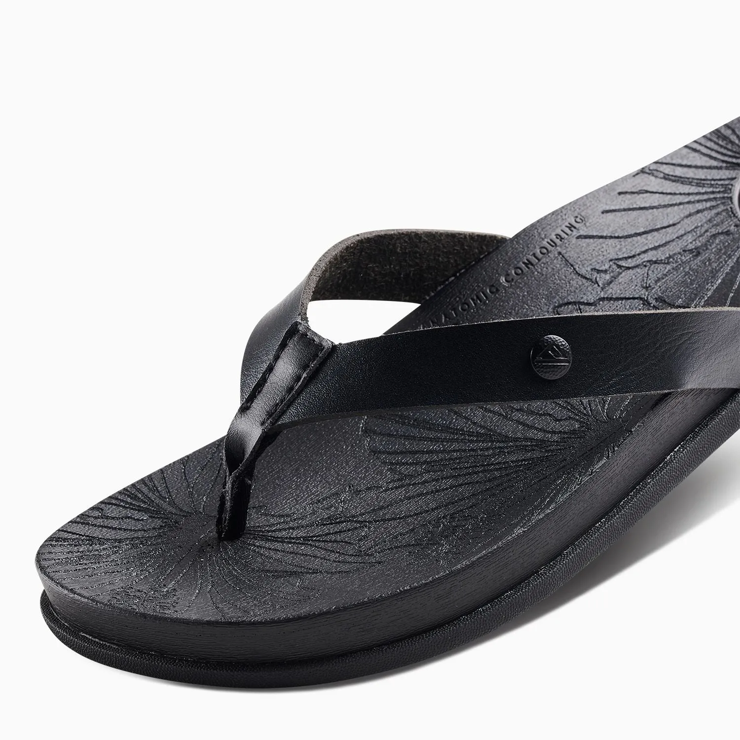Reef Womens Cushion Porto Cruz Sandals - Black Night