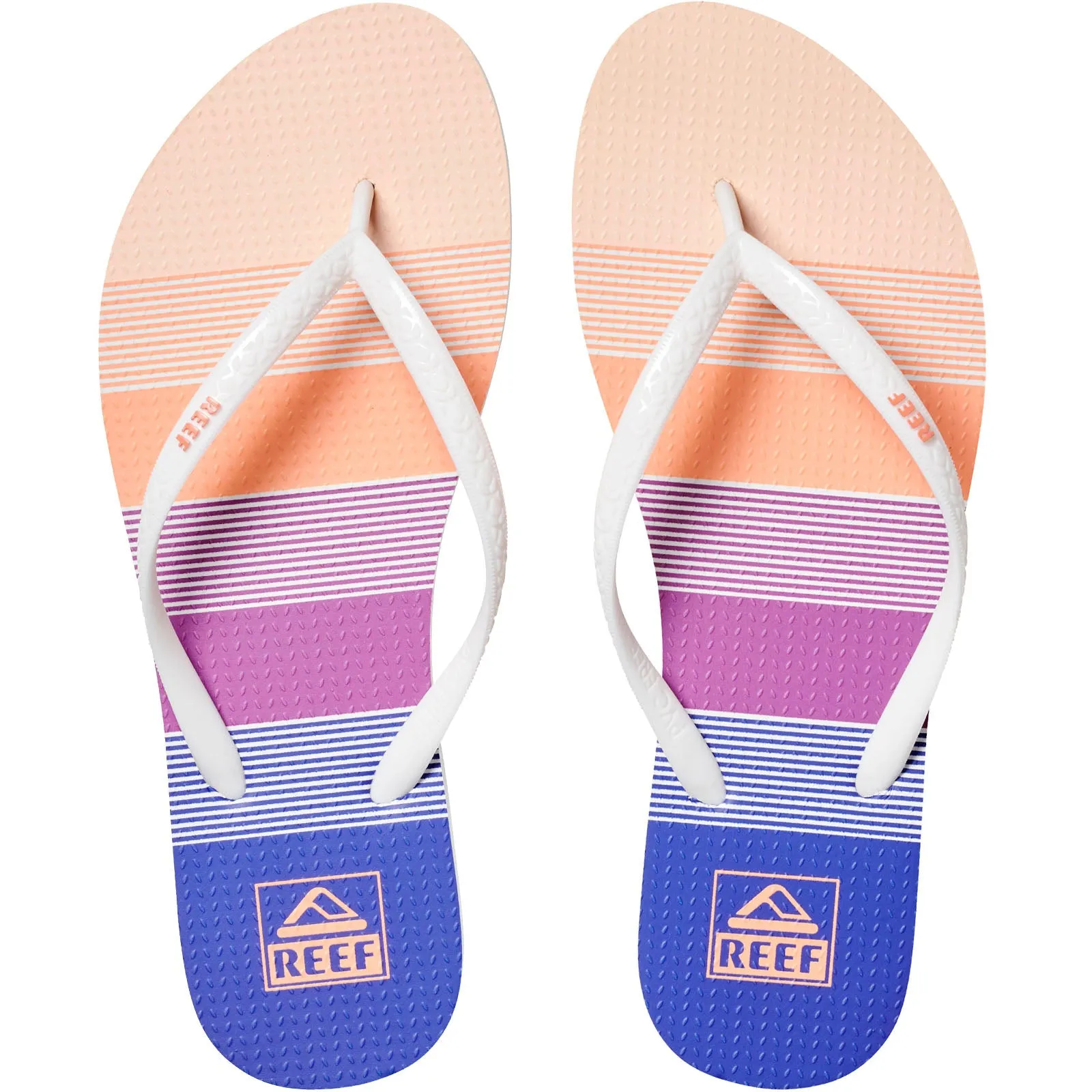Reef Womens Seaside Prints Summer Flip Flops Retro