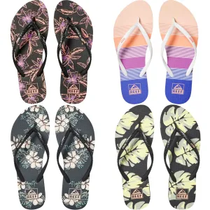 Reef Womens Seaside Prints Summer Flip Flops Retro