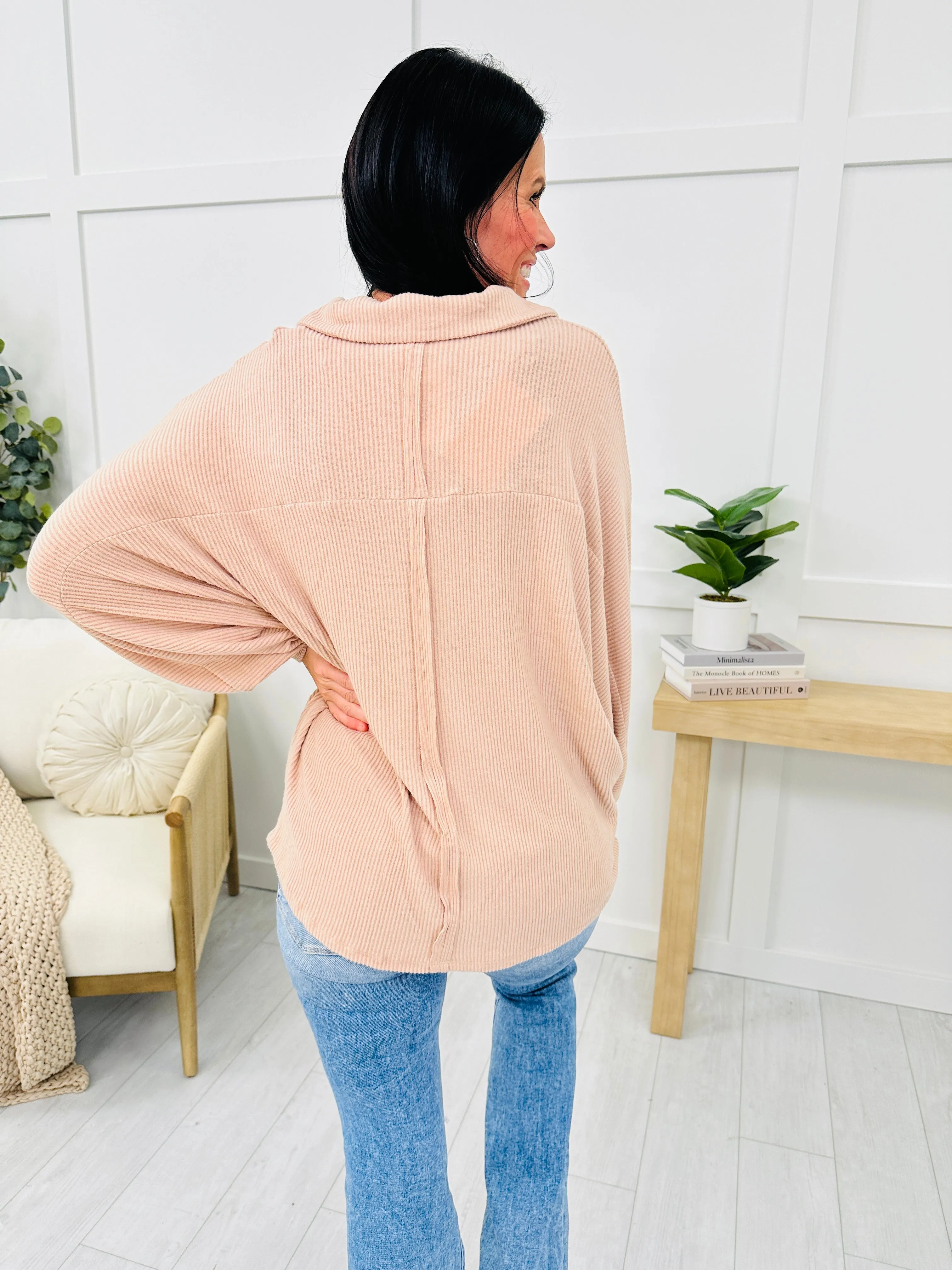 REG/CURVY Do You Still Think About Me Top In Light Taupe
