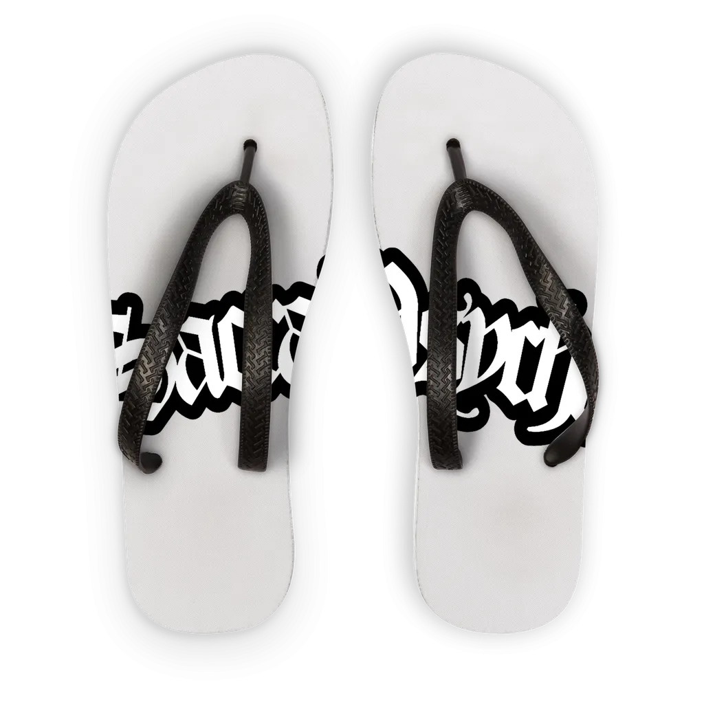 SacraPsycho Logo Collection Adult Flip Flops