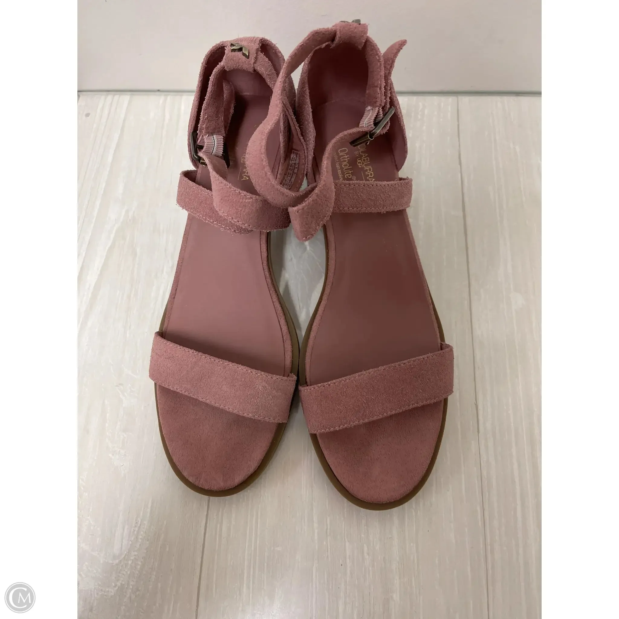 Sandals Heels Block By Koolaburra By Ugg In Pink, Size: 10