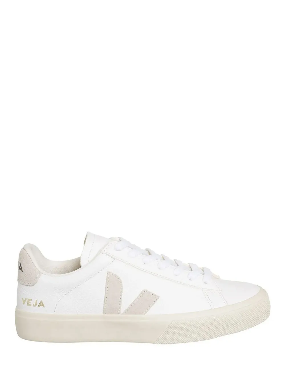Veja Campo Chromefree Sneaker in Extra-White/Natural Suede