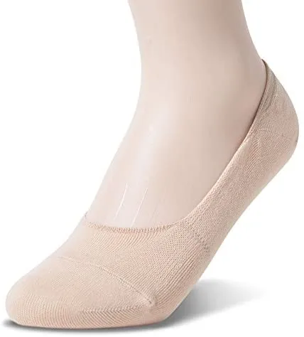 Women Anti Slip No Show Socks Low Cut Liner Socks Small Set 5 Pairs